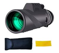 Télescope monoculaire 40x60 Film Vert Optique Chasse Tourisme portée télescope Longue portée Zoom pour l'observation des Oiseaux Adultes Chasse en Plein air Voyage Tourisme télescope monoculaire