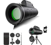 Télescope Monoculaire - 40x60 Haute Définition Fmc Bak4 HD Monoculaire pour L’Observation des Oiseaux avec Support De Smartphone Et Trépied Ipx7 étanche pour Les Voyages en Camping