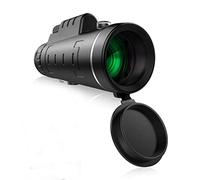 Télescope Monoculaire 40X60 HD Haute Puissance avec Adaptateur pour Smartphone Trépied Téléphone à Vision Nocturne Monoculaires Alimentés à 360 ° pour L'observation des Oiseaux