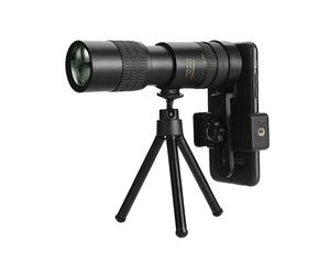 Télescope monoculaire 4K 10-300 x 40 mm, haute puissance, super zoom, étanche, vision nocturne, portable, pour Android et iPhone