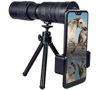 Télescope monoculaire 4K 10-300X40Mm Zoom Jumelles monoculaires télescope de Poche Prend en Charge Le Smartphone pour Prendre des Photos B