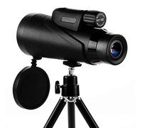 Télescope monoculaire à faible vision nocturne étanche pour adultes Trépied pour l'observation des oiseaux, le camping, les voyages, la randonnée