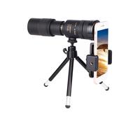 Télescope monoculaire à prisme Bak4 10-300 x 40 mm avec support pour smartphone et trépied pour l'observation des oiseaux par les adultes
