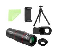 Télescope Monoculaire - ABS + 18X | Monoculaire Léger | Trépied Adaptateur pour Smartphone | Télescope pour Concerts, Observation des Oiseaux, Randonnée, Aventures en Plein Air, Voyages, Obser