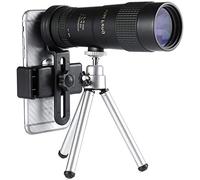 Télescope monoculaire Compact 8-40 x 40, Zoom rétractable, étanche, Professionnel, Verre HD Ed Bak4, avec trépied et Clip téléphone