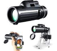 Télescope monoculaire de téléphone Portable avec, monoculaire Haute Puissance Grand Angle 40x60 pour l'observation des Oiseaux, Jumelles monoculaires pour Vo