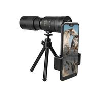 Télescope monoculaire étanche 4K 10-300x40mm, Super téléobjectif Zoom, Vision nocturne pour téléphones intelligents, observation des oiseaux, chasse Camping