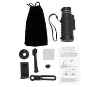 Telescope monoculaire etanche HD 12 fois pour l'exterieur, ideal pour le camping, la chasse, la voile (Combo 2)