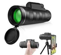 Télescope monoculaire étoile, HD haute puissance Bak4 Prism monoculaire étanche avec adaptateur pour smartphone trépied pour l'observation des oiseaux, la chasse, la randonnée, le camping, la vie