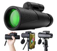 Télescope monoculaire haute définition avec support pour Smartphone et trépied, pour l'observation d'oiseaux, la randonnée et le Camping, NEW-12X50