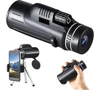 Télescope Monoculaire Haute Puissance 120x100 HD Télescope Monoculaire Téléphone Portable avec Trépied Portable Support Bak4 étanche pour Photographier Le Jeu De Balle Concert Observation D