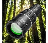 Télescope monoculaire Haute Puissance 16 x 52 - Prisme HD - Monoculaire Compact pour Adultes - Noir