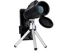 Télescope monoculaire Haute Puissance, Objectif Zoom 40X60, Mini télescope monoculaire avec trépied, Clip pour téléphone, Jumelles Portables pour Camping en Plein air, Jumelles