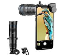 Télescope monoculaire HD 28x pour adultes, téléobjectif monoculaire haute puissance avec clip de téléphone et anneau adaptateur, pour prisme de toit Schmidt, pour l'observation des oiseaux, la