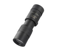 Télescope monoculaire HD zoom 10-300x, puissant télescope rétractable avec trépied et clip pour téléphone, en acier ABS léger pour camping, randonnée, observation des oiseaux, vision nocturne à faible
