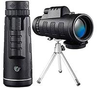 Télescope monoculaire, monoculaire HD Haute Puissance 40 x 60 pour l'observation des Oiseaux Adultes avec Support de Smartphone trépied Bak4 Prisme pour la Faune, Le Camping, Les Voyages Little