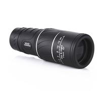 Télescope monoculaire noir HD 40 x 60, design de poche, prisme Bak4, facile à transporter, mise au point, vision nocturne, extérieur, film vert