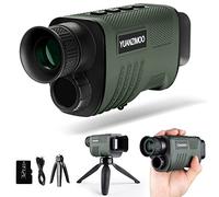 Télescope monoculaire numérique infrarouge de vision nocturne pour 100 % d'obscurité avec zoom 8x 2000 mAh batterie rechargeable Trépied 32 Go Carte SD et lecteur de cartes pour adulte Chasse Camping