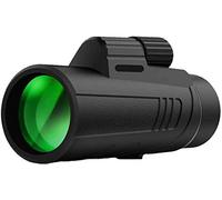 Télescope monoculaire portable compact 10 x 42 pour l'observation des oiseaux en plein air, la chasse, les voyages, les visites touristiques pour adultes et enfants avec prisme BAK4 FM, monoculaire