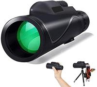 Télescope monoculaire Portable Haute Puissance 40 x 60 avec Support Universel pour Smartphone Bak4 pour l'observation des Oiseaux