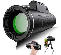 Télescope monoculaire Portable pour Adultes et Enfants, 40 x 60, Haute Puissance, avec Support pour Smartphone, Prisme BAK4, monoculaire étanche avec trépied