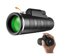 Télescope monoculaire Portable Puissant 10x42 HD à Prisme for Les Voyages en Plein air, Le Camping, la randonnée, Chasse, l'observation des Oiseaux et Cadeaux de Vacances