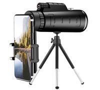 Télescope monoculaire portable super haute puissance 40 x 60 vision nocturne HD Zoom jumelles de poche pour observation des oiseaux, voyage, chasse, randonnée, B