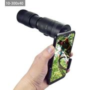 Télescope monoculaire Portable U50D, Zoom Super téléobjectif, pour voyage à la plage, prend en charge Smartphone pour prendre des photos, 4K 10-300x40mm