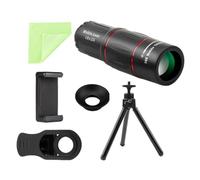 Télescope monoculaire pour adulte - Monoculaire d'observation des oiseaux - 18 x 25 - Trépied léger haute définition avec adaptateur pour smartphone pour observation des oiseaux et chasse