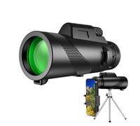 Télescope monoculaire pour l'observation des oiseaux, prisme haute puissance avec trépied support pour smartphone, construction étanche et durable
