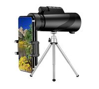 Télescope monoculaire professionnel 80x100 HD, étanche, Zoom de poche de nuit pour la chasse, Vision touristique, Camping avec Clip de téléphone