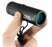 Télescope monoculaire professionnel HD 10x25, lentille de poche à Film vert pour la chasse, portée touristique de haute qualité