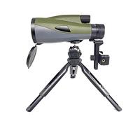 Télescope Monoculaire Puissant 10-30 × 60 for Smartphone, Prisme FMC BAK4 De 60mm for L'observation des Oiseaux, Le Camping, La Randonnée Et La Chasse(Green Set)