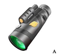 Télescope monoculaire puissant 12x50 avec support de téléphone intelligent, adapté à la randonnée et au Camping, équipement de tourisme