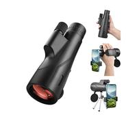 Télescope monoculaire Puissant 12x52, de qualité supérieure à très Faible Dispersion, antibuée, Longue portée, for la Chasse et randonnée(LS12522ED Set)