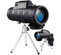 Télescope monoculaire SilteD Jumelles, monoculaire Haute Puissance 40X60 avec Adaptateur pour Smartphone