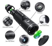 Télescope monoculaire Starscope, monoculaire HD avec prisme BAK4, monoculaire HD zoom pour activités de plein air, vision nocturne, étanche,