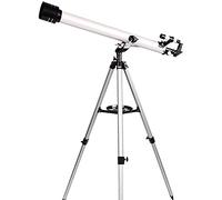 Télescope monoculaire, télescope astronomique, télescope réfraction avec trépied, télescope Recherche l'espace lointain à Miroir à 90°, Observation Lune, astronome pour Enfants