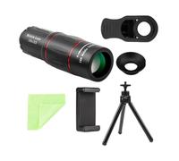 Télescope monoculaire - télescope léger, zoom externe monoculaire | Monoculaire de téléphone portable compact avec un adaptateur de trépied, tube avec une main portable pour observation des oiseaux