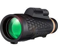 Télescope monoculaire Télescope monoculaire étanche HD avec trépied Adaptateur pour Smartphone pour l'observation des Oiseaux, la randonnée, Le Jeu de Balle de Concert