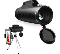 Télescope monoculaire, télescope monoculaire Portable 40x60 HD + Clip de téléphone + trépied Vision Jour/Nuit Zoom Optique HD Objectif pour la Chasse en Plein air - Double The Comfort