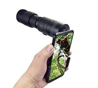 Télescope Monoculaire Zoom Portable 4K 10-300X 40Mm Télescope Monoculaire Zoom + Trépied + Clip Objectif De Téléphone Portable A