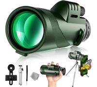 Télescope monoculaire, Zoom Portable télescope HD Pliable Longue Distance Mini télescope Puissant pour la Chasse Sports Camping en Plein air Voyage,B