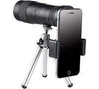 Télescope monoculaire Zoom Professionnel 8-40X40 Puissant télescope de Faible Longueur Portable pour Le Camping avec trépied