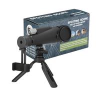 Télescope Monoculaire Zoom, Télescope Monoculaire Haute Puissance pour Smartphone avec Trépied, Monoculaire HD pour Adultes,Monoculaire36x60 pour Wildlife Bird Watching et des étoiles (Noir)