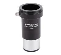 Télescope Oculaire à lentille Barlow en métal 3X, Filetage M42, for caméra, télescope, Non monoculaire