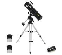 Omegon - télescope omegon 150/750 eq4 et monture equatoriale type d et visée polaire et oculaires et barlow Neutre G