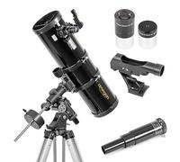 Télescope Omegon N 150/750 EQ-4 | Réflecteur Newton | Puissant pour l'observation du Ciel Profond | Monture EQ-4 Robuste | idéal pour Les débutants et Les utilisateurs avancés