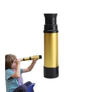 Télescope Pirate pour en-fants, Télescope De Poche Rétractable Monoculaire, Jouet Longue-Vue Portable pour Regarder des Jeux, Voyage, Randonnée, Jouets Scientifiques Éducatifs pour en-fants 2-12