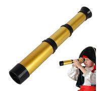 Télescope Pirate pour - Télescope rétractable étanche, Longue-Vue Pliable | Monoculaire Pliable pour la Navigation, télescope de Poche rétractable, Jouet Scientifique éducatif Vintage, Jeu d'a